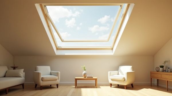 Optimize fresh air and light with manual opening skylights